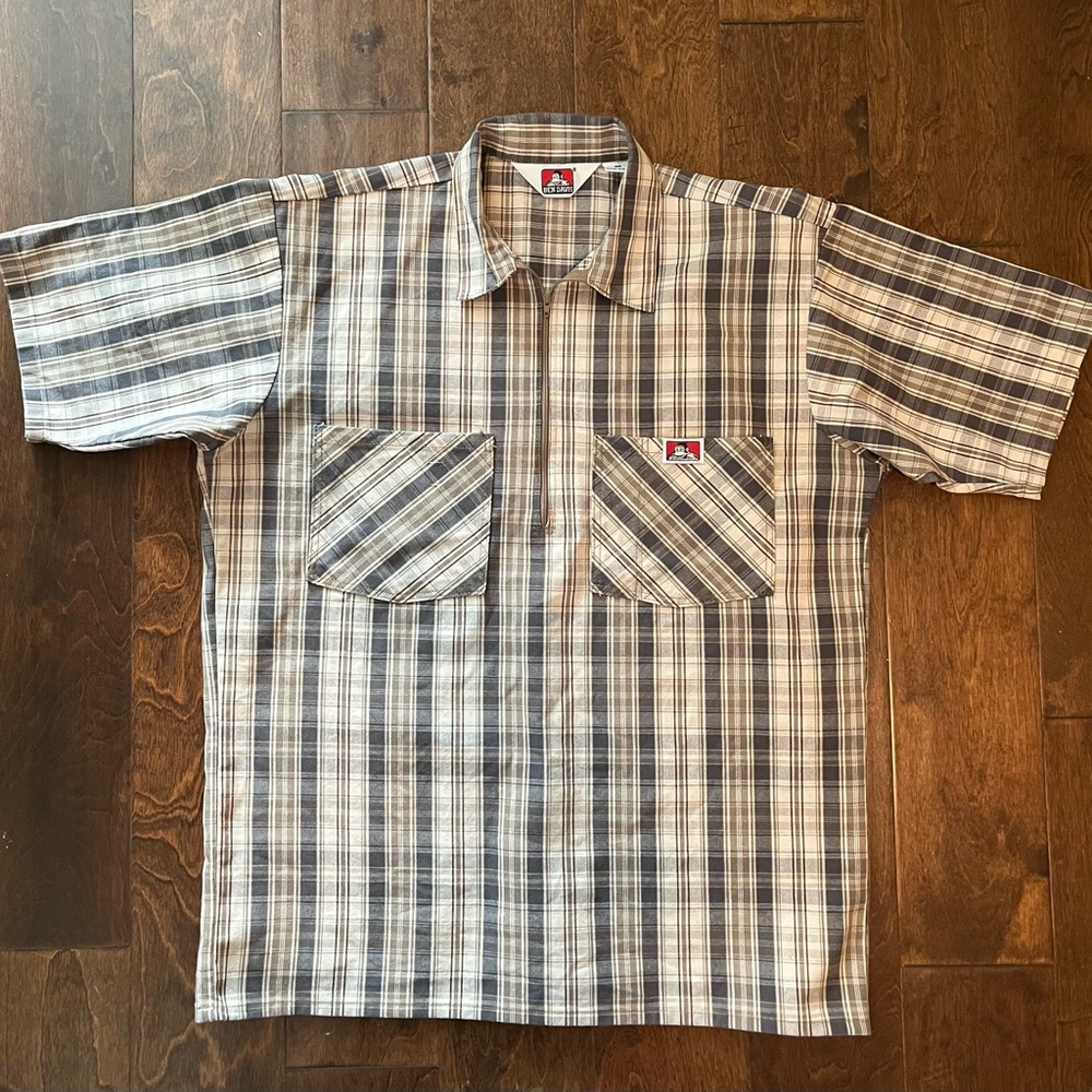 Plaid Short Sleeve Shirt Ben Davis